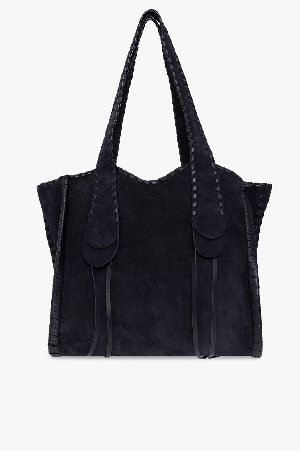 Navy blue 'Mony Medium' shopper bag Chloé